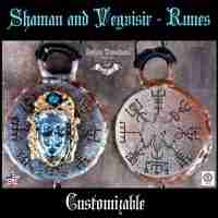 ethnic jewelry tribal pendant viking sign necklace celtic symbol shaman amulet