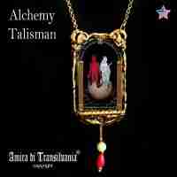 angel and demon egg talisman protection evil eye alchemy amulet pendant jewelry