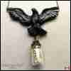 Magic Talisman Black Raven Crow Necklace Pendant Amulet Powerful Symbol Witches