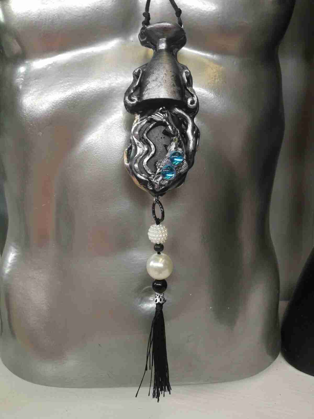 Zodiac Horoscope Necklace Talisman Charm Pendant Amulet Astrology Aquarius Sign - Image 12