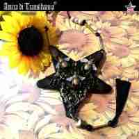 jewelry woman fashion necklace pendant dark gothic lariat locket bee pentagram