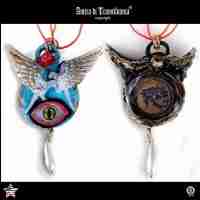 talisman protection evil eye amulet pendant necklace ra god egyptian magic wings