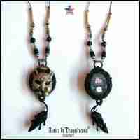 Cat Pendant Mouse Jewelry Charm Jewellery Goth Amulet Design Protective Talisman
