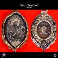 alchemy witchcraft talisman white black magic esoteric moon sun snake lion jewel