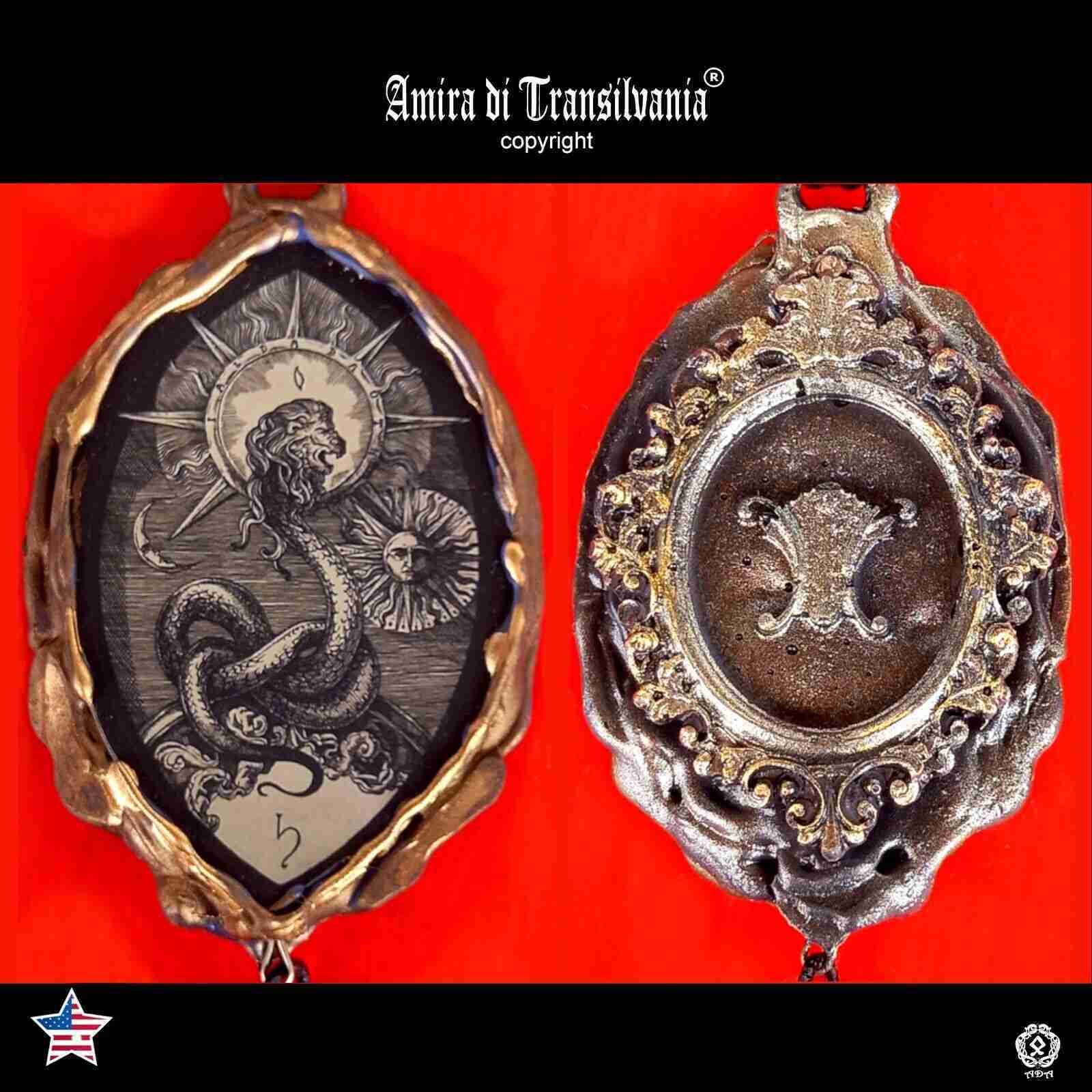 alchemy witchcraft talisman white black magic esoteric moon sun snake lion jewel