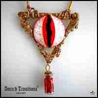 lucky talisman evil eye attraction love amulets pendant necklace charms triangle