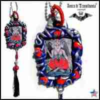 baphomet gothic talisman satanist pendant devil satan amulet necklace lucifer 2