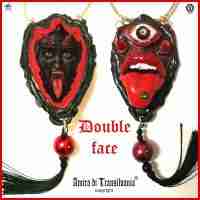 satanic talisman pendant amulet necklace krampus gothic pan pagan devil baphomet