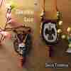 lucifer satan baphomet necklace talisman evil eye pendant amulet satanic jewelry