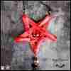 satanic talisman pendant amulet necklace witch jewelry pagan pentacle finger eye