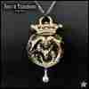 dragon pendant masonic talisman lodge fraternal amulet crow jewelry freemasonry
