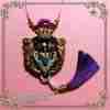 witch talisman pagan amulet pendant jewelry angel of dead mercury symbol charm 1
