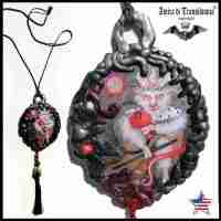 talisman amulet magic jewelry satanic lucifer pendant solomon key baphomet sigil