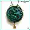 green dragon oriental asian cinese jewelry necklace pendant amulet feng shui bib