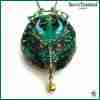 green dragon head viking jewelry necklace gothic celtic pendant witch amulet bib
