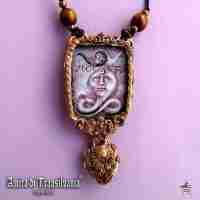 gothic talisman witch pendant goetia solomon amulet necklace demon agaliarept