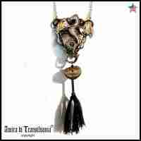 dragon shield silver jewelry necklace talisman pendant women medallion amulet