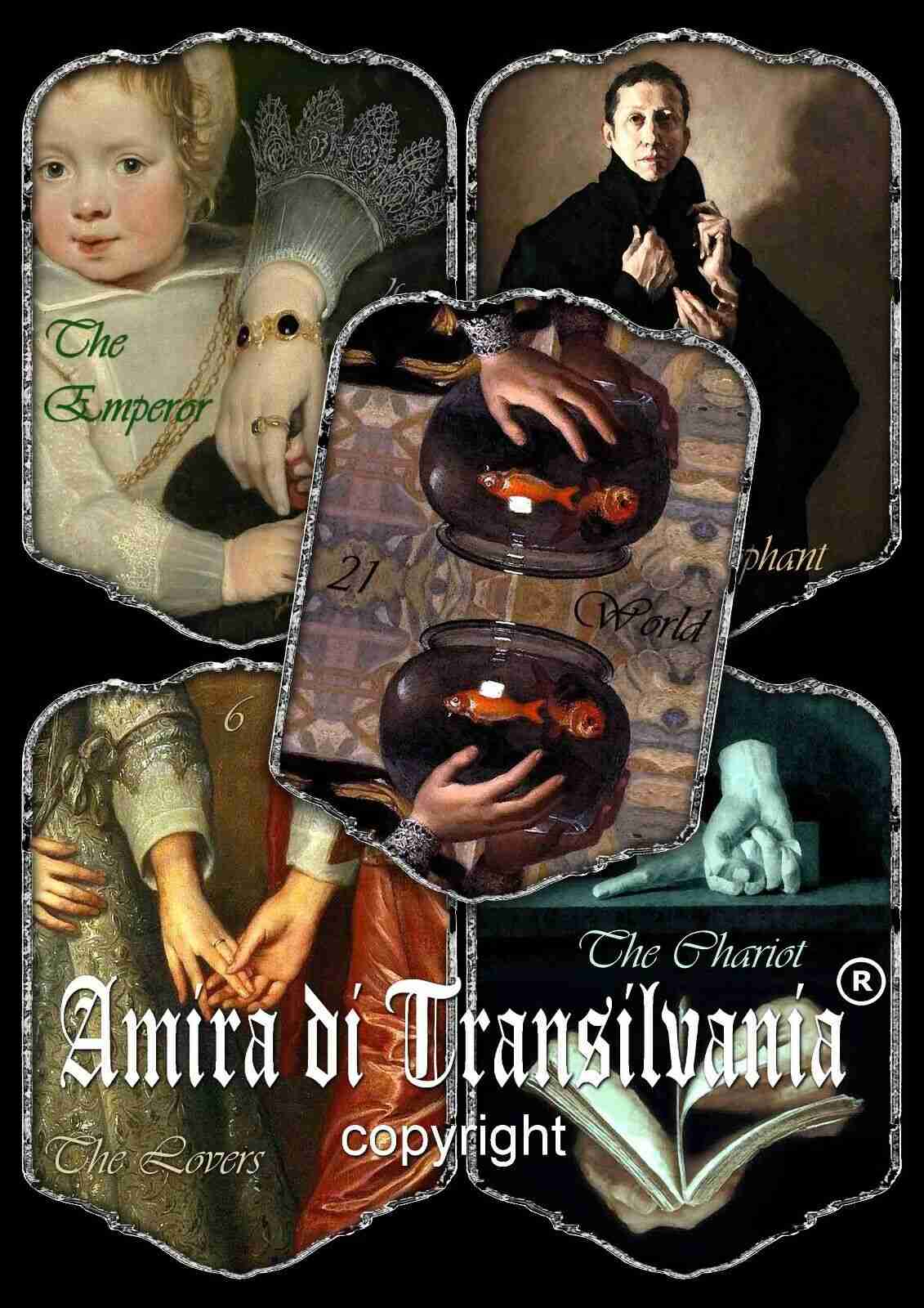 tarot card cards deck major arcana rare vintage palmistry hand reading oracle - Image 4
