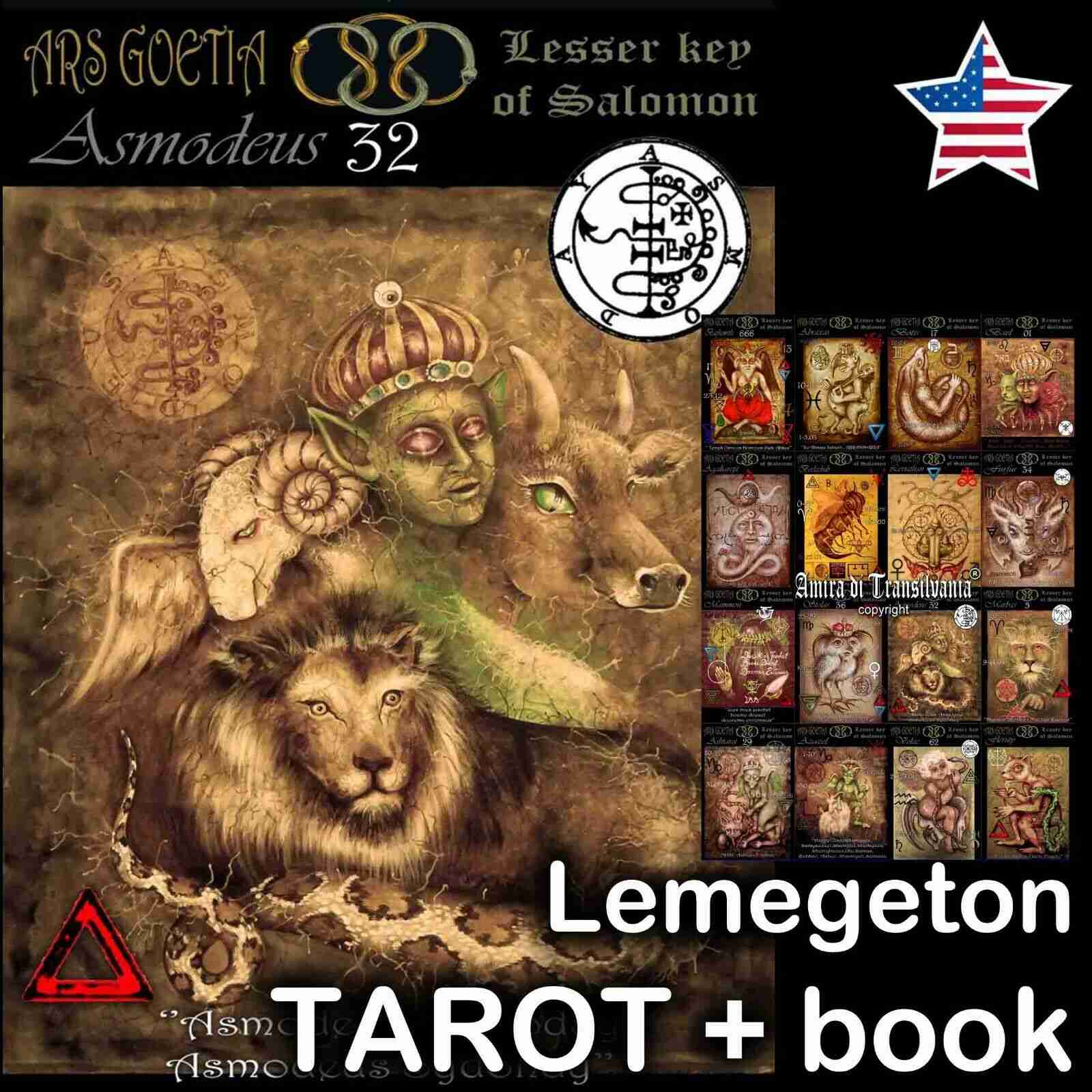 tarot card grimoire lemegeton ars goetia kabbalah qliphot lesser key salomon kit
