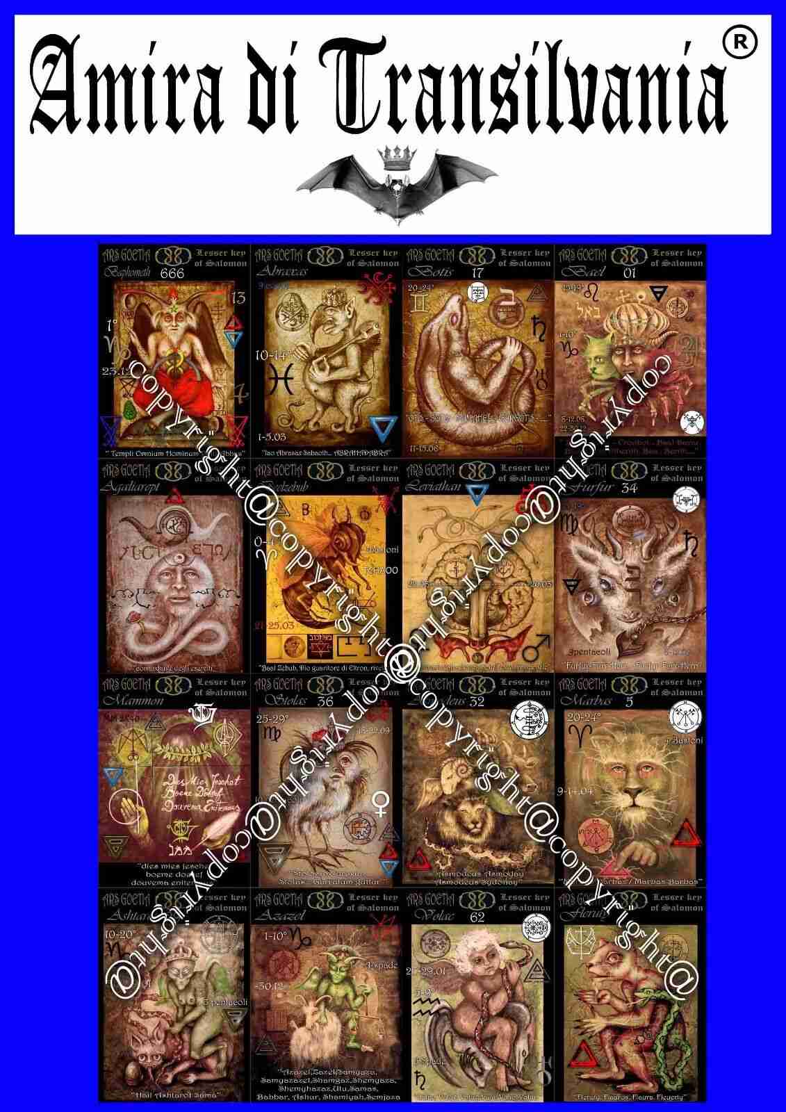 tarot card grimoire lemegeton ars goetia kabbalah qliphot lesser key salomon kit - Image 2