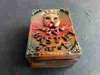 personalized wood box for tarot cards deck oracle organizer altar set home decor - Image 2