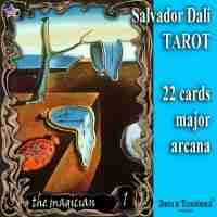 salvador dali art collectible tarot card cards deck major arcana rare vintage