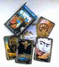 salvador dali art collectible tarot card cards deck major arcana rare vintage - Image 3