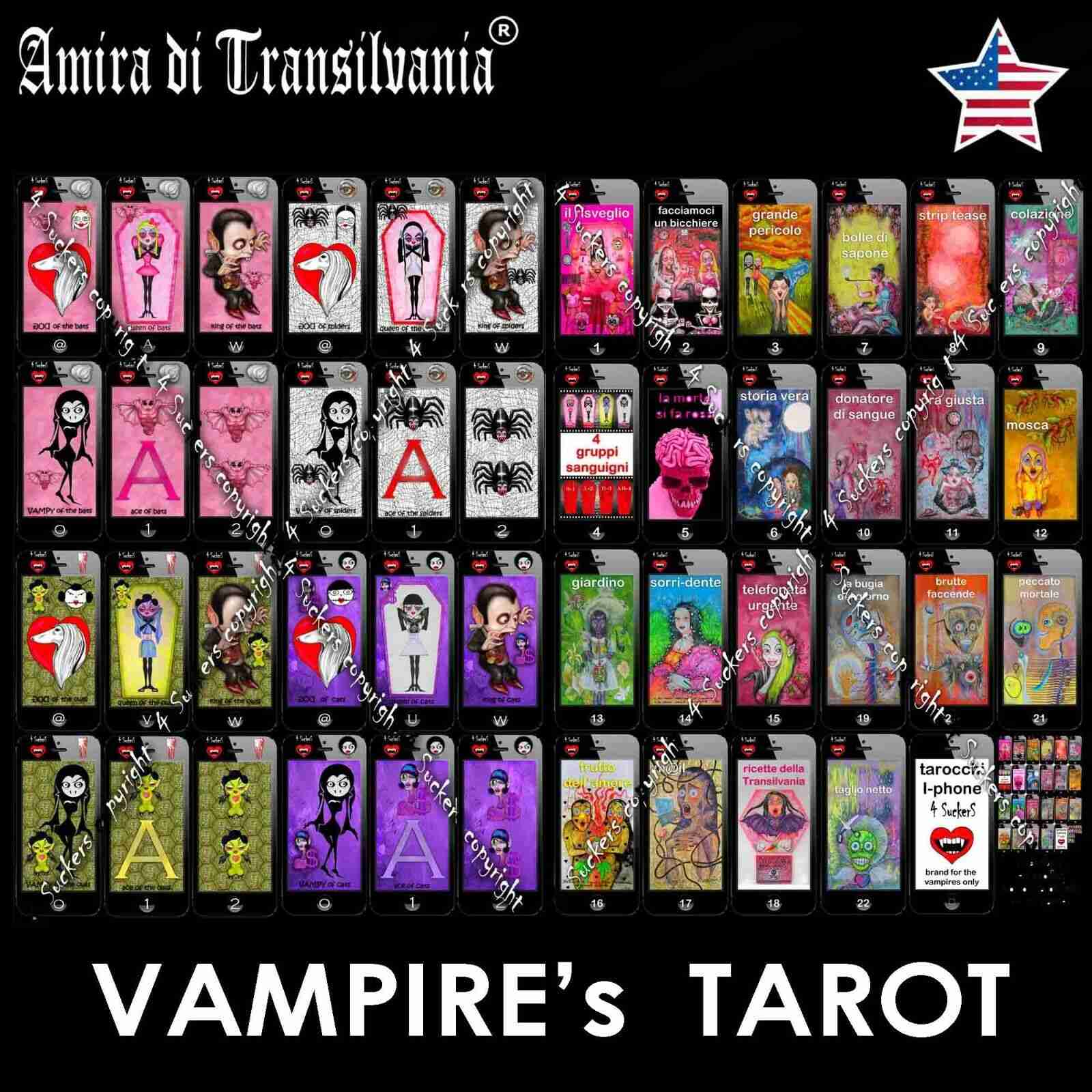 vampire tarot cards deck rare comics oracle transylvania playing card bridge set - Image 2