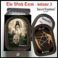 witch tarot card cards deck guide book major arcana wicca oracle rare vintage 3