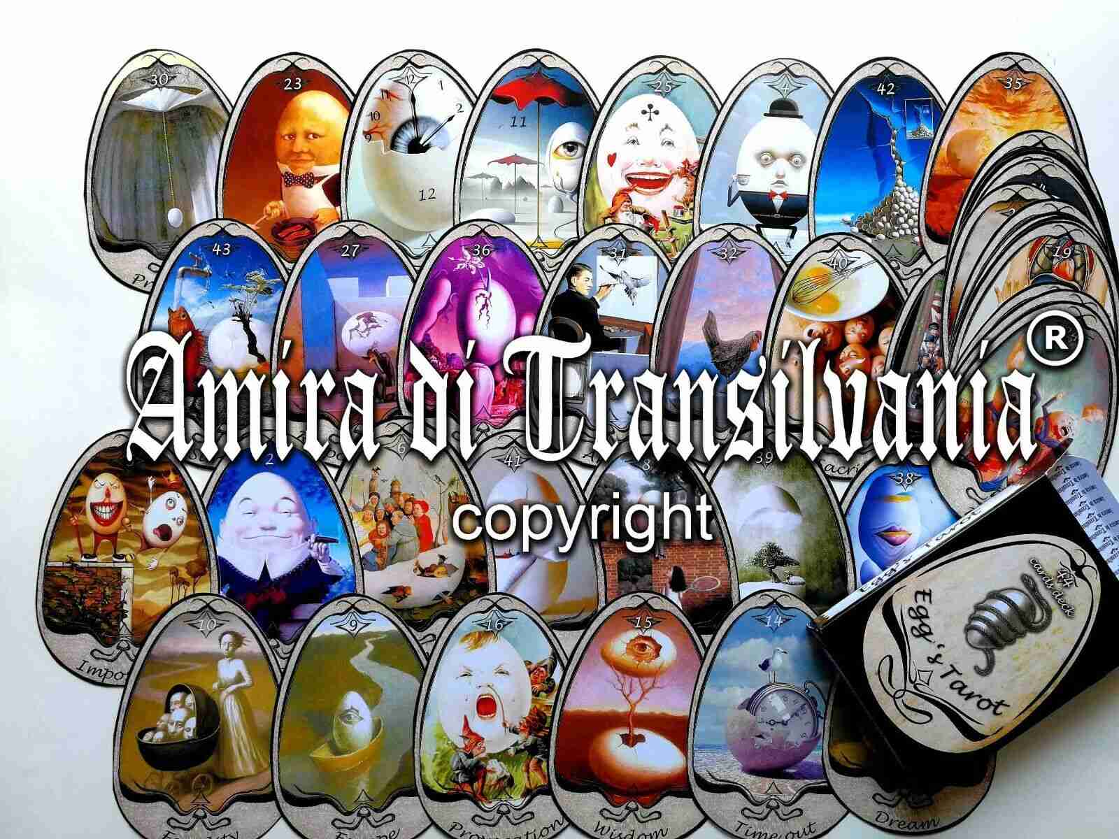Eggs tarot cards card deck guide book wicca oracle rare collectible vintage egg - Image 10