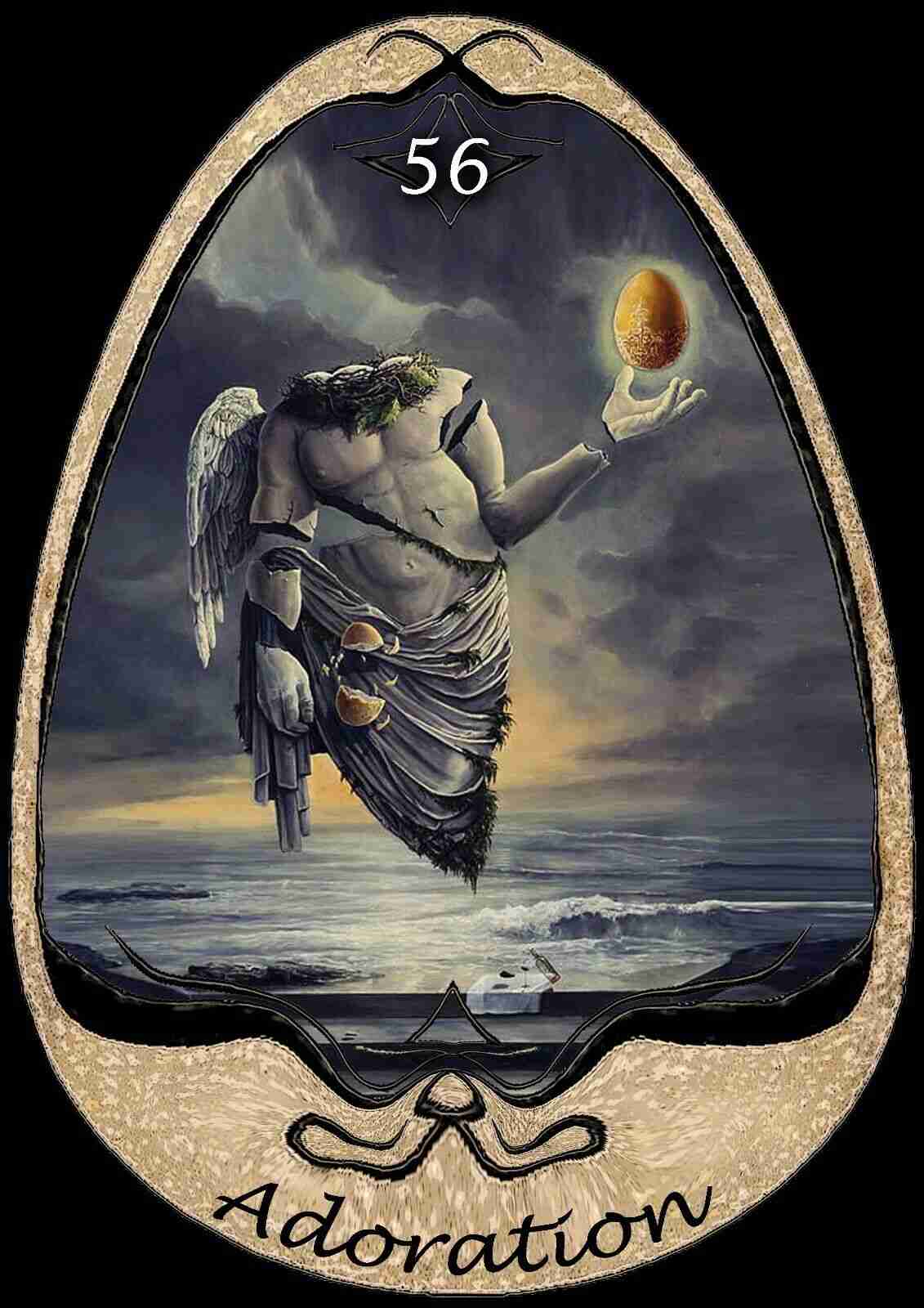 Eggs tarot cards card deck guide book wicca oracle rare collectible vintage egg - Image 11