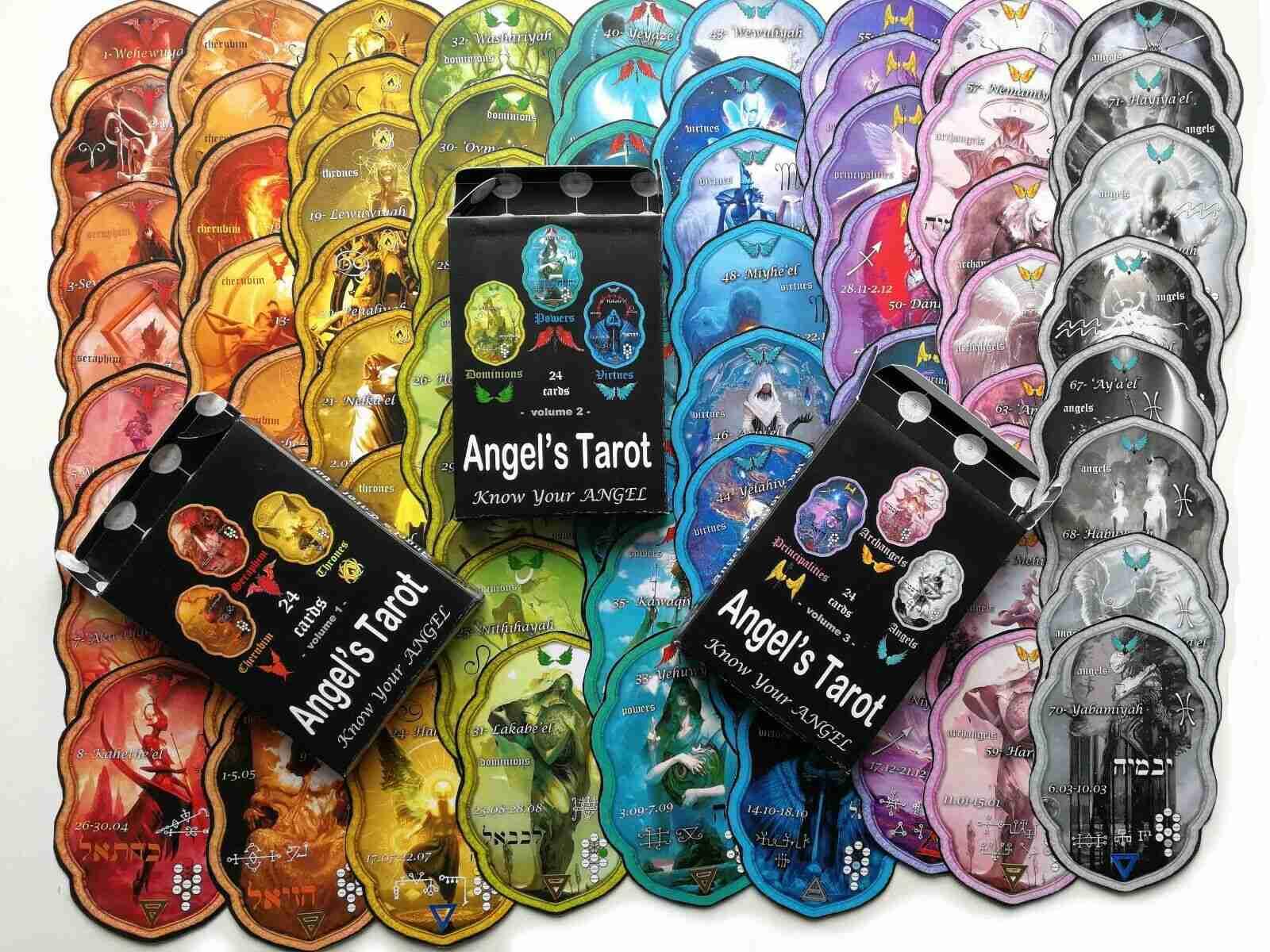angel tarot cards card deck book guide oracle telling fortune psychic angels kit - Image 5