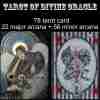 Tarot card deck and book set reading minor major arcana rare vintage oracle kit