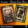cat tarot card cards deck fortune telling oracle cats major minor arcana vintage