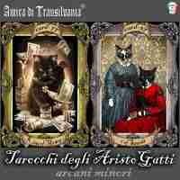 cat tarot card cards deck fortune telling oracle cats major minor arcana vintage - Image 3