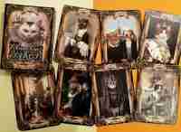 cat tarot card cards deck fortune telling oracle cats major minor arcana vintage - Image 5
