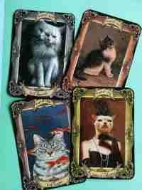 cat tarot card cards deck fortune telling oracle cats major minor arcana vintage - Image 9