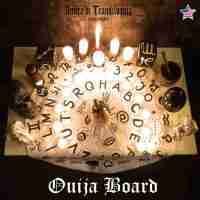ouija board vintage planchette talking game psychic wicca altar handmade painted