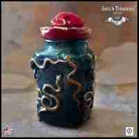magic potion vintage bottle apothecary witchcraft witch mason jars snakes apple