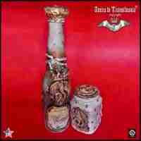 vintage bottle apothecary witchcraft kit magic potion witch dragon jar art decor