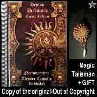 necronomicon original book aleister crowley kabbalah occult dark rare grimoire