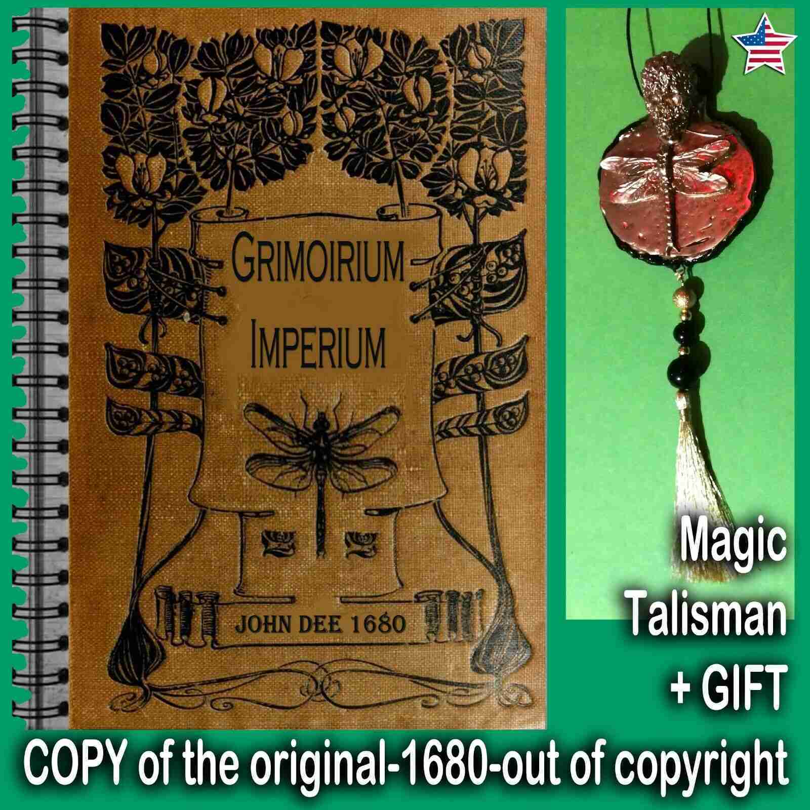 Antique Book Grimoire Magic Rare Esoteric Manuscript Occultism Manual Witchcraft