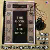 Antique Book Occult Black Magic Esoteric Witch Witchcraft Manual Dead Manuscript