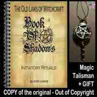 antique book of shadows witchcraft magic occult sorcery witch grimoire esoteric