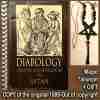 antique book occult black magic rare esoteric manuscript diabology satan satanic
