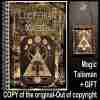 antique book occult black magic rare esoteric manuscript satanic grimoire satana