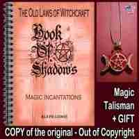antique book of shadows witchcraft magic occult sorcery witch grimoire esoteric