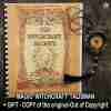 antique book white black magic grimoire occult esoteric pagan witchcraft secrets