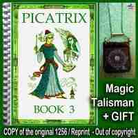 antique book picatrix manuscript manual talisman witch occult magic esoteric art