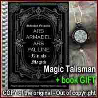 Antique Book Magic Occult Esoteric Grimoire Magic Rituals Witchcraft Ars Armadel